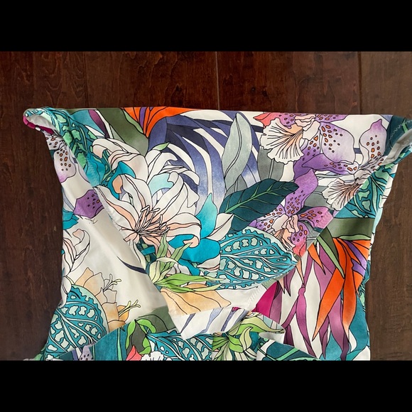 Amazonia one piece off shoulder floral Sz 14 - Picture 7 of 9